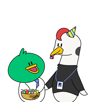 축하하는 두과장과 오대리