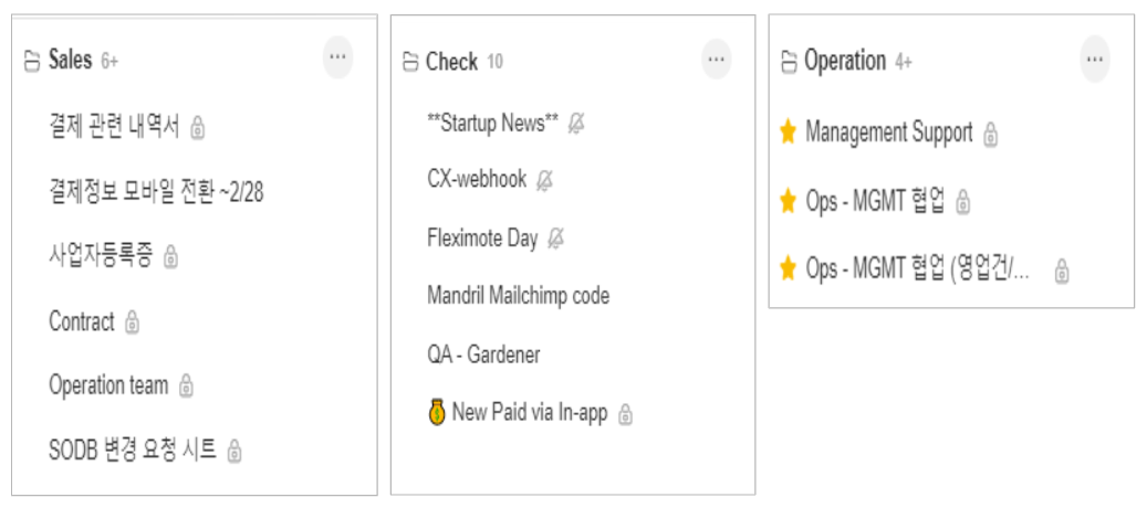운영팀 토픽 리스트