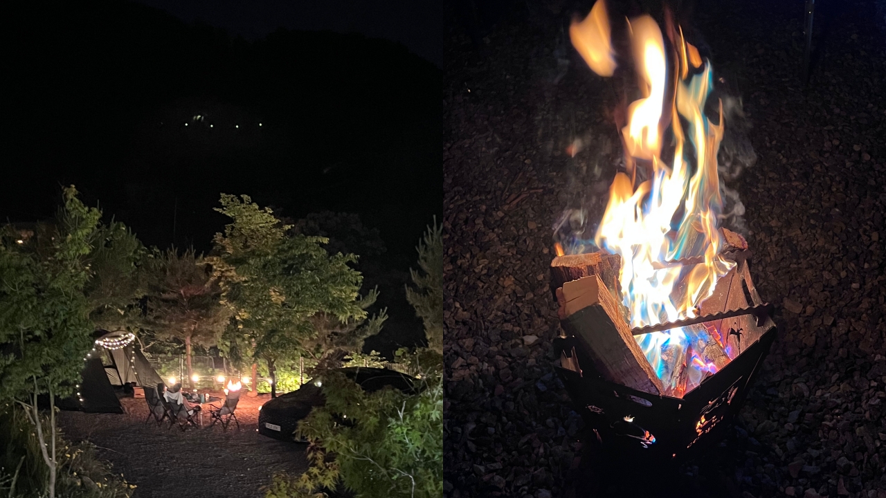 고요한 캠핑의 밤! 