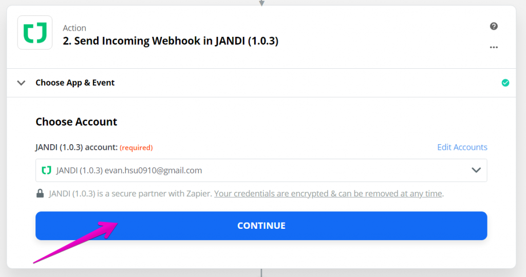 JANDI Zapier Looin